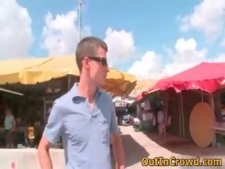 Twink Public Homo Fucking On The Flea Market 1 By Outincrowd