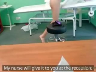 Tattooed Brunette Fucked By medic In Fake Hospital